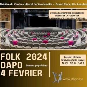 Participation au Folk2024 à Sambreville